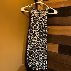 Comfy dark blue floral tank